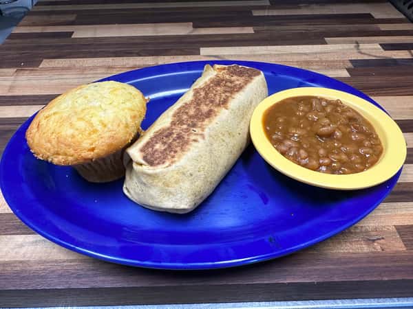 Beef and Bean Burrito