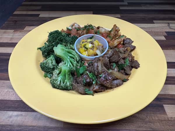 Steak and Shrimp Yum Yum Bowl