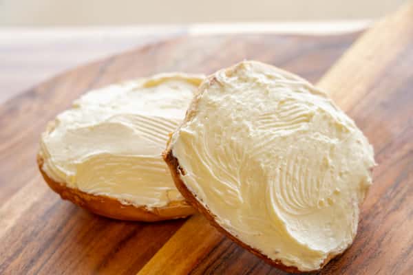 Cream Cheese On a Bagel or Butter Bagel