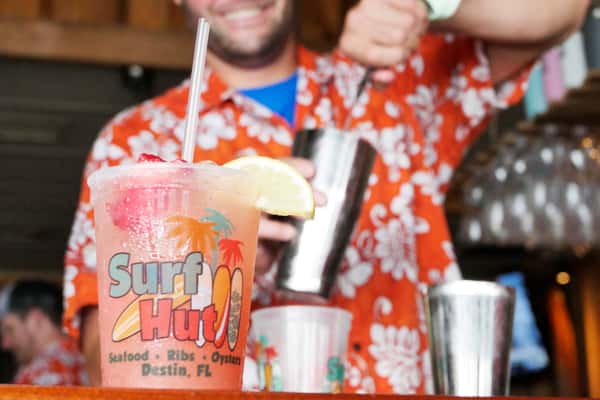 Bartender Smiling at Work