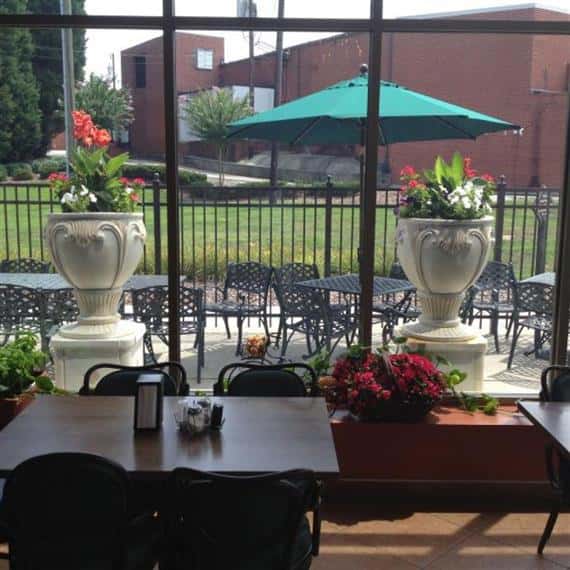 table at Villa Italian