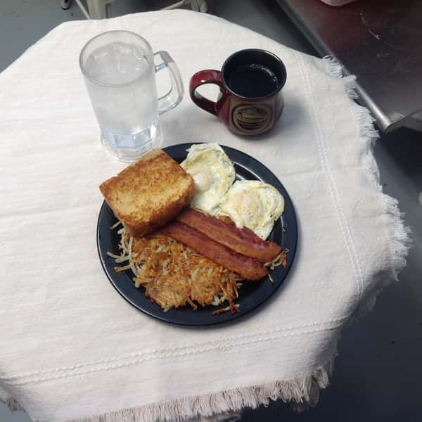 Saturday - French Toast with Sausage or Bacon
