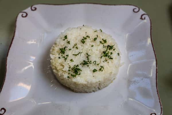 Sofrito Black Beans & Buttered White Rice
