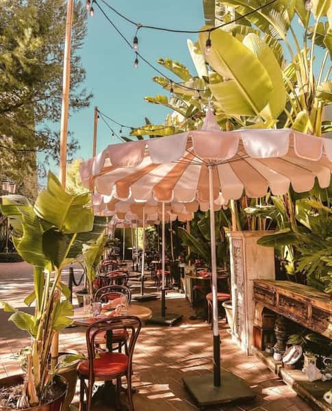Habana's outdoor seating