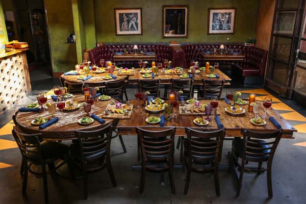 food displayed