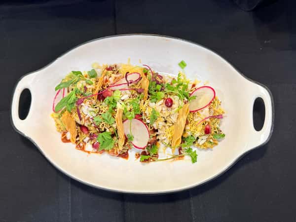 Avocado tortilla Bhel