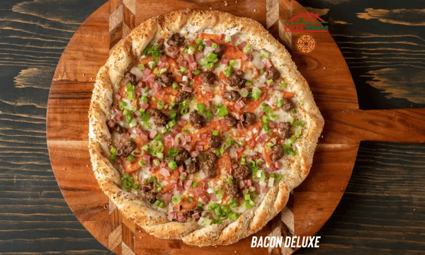 bacon deluxe pizza
