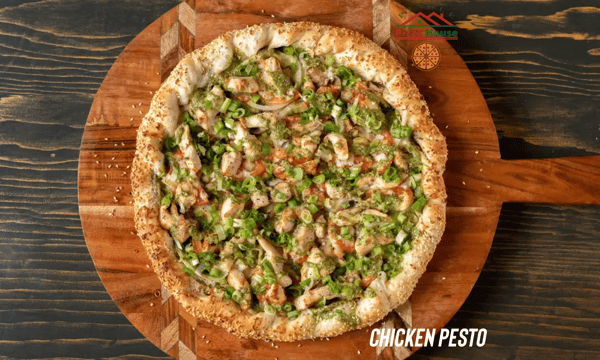 chicken pesto pizza