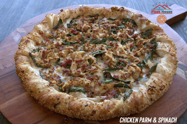 chicken parm pizza