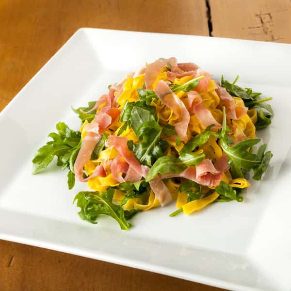 San Daniele Prosciutto, Arugula, Lemon zest