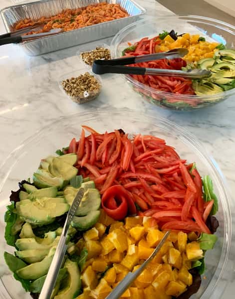 Grizzly Salmon Salad Catering for 10