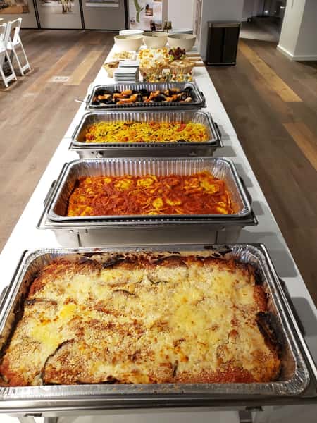 Melanzane/Eggplant Parmigiana tray for 10