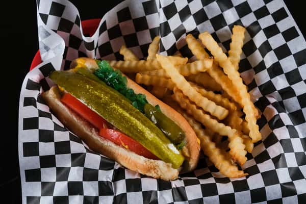 Chicago Hot Dog with Fries