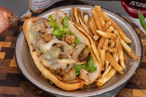 sandwich with fries