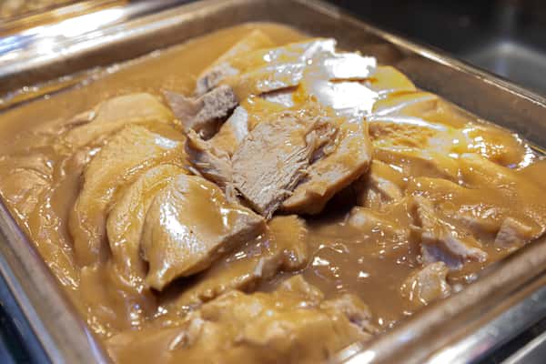 meat with gravy
