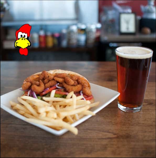 Spicy Shrimp Po' Boy Wing Hut Menu The Wing Hut Aurora Chicken