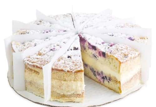 Italian Lemon Berry Cream cake