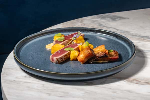 Tuna + Bacon Harissa