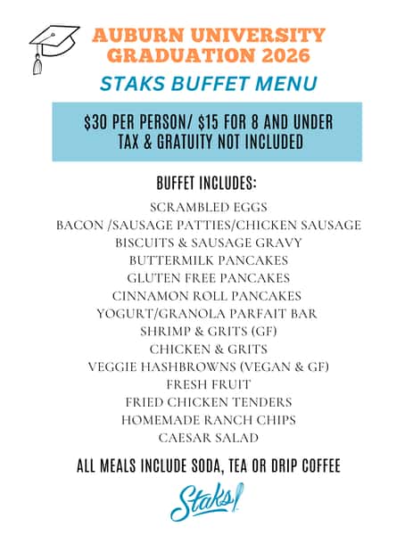 graduation menu
