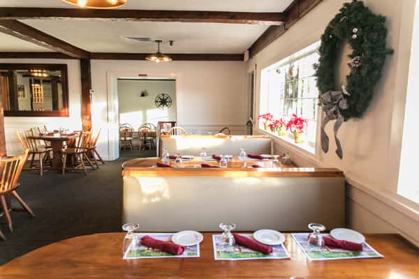 booths in country dining room