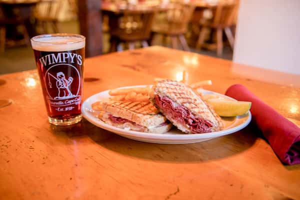Grilled Corned Beef Reuben Lunch Wimpy's Seafood Cafe Seafood