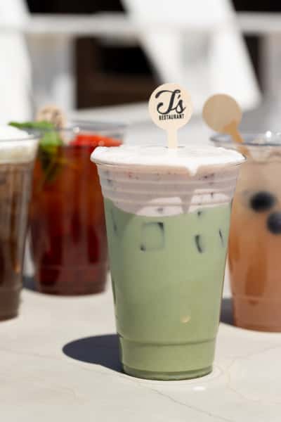 STRAWBERRY MATCHA TEA