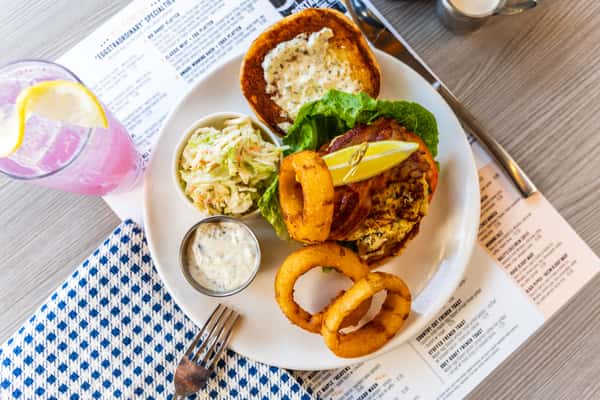 CRAB CAKE CLUB SANDWICH All Day. Every Day. Menu T's Restaurant