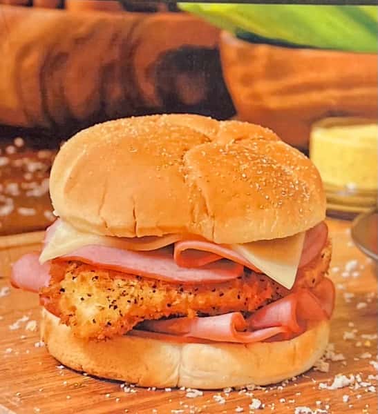 Chicken Cordon Bleu Sandwich