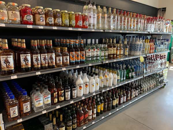 liquor assortment