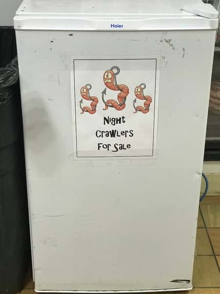 Fridge with night crawlers