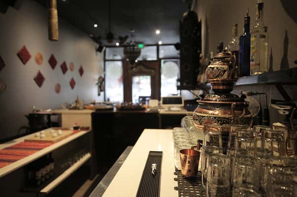 Bar counter area
