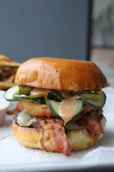 The Gold Rush Burger