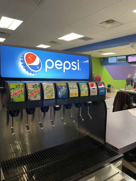 serving Pepsi products