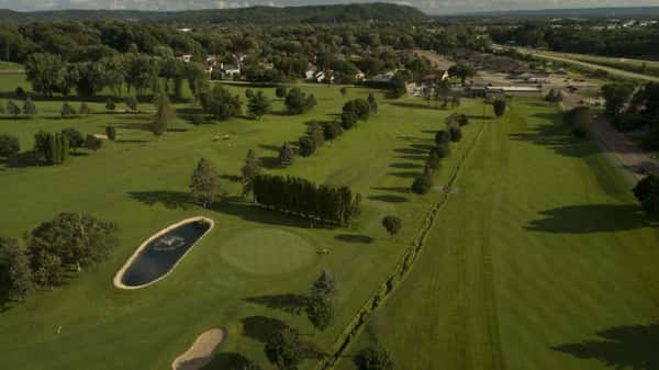 golf course overhead view