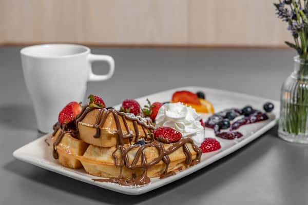 Nutella and Berries Waffle