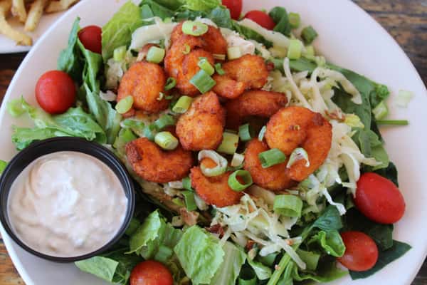 Buffalo Shrimp Salad