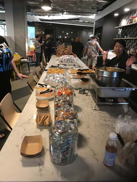 fox bagel hotdog bar