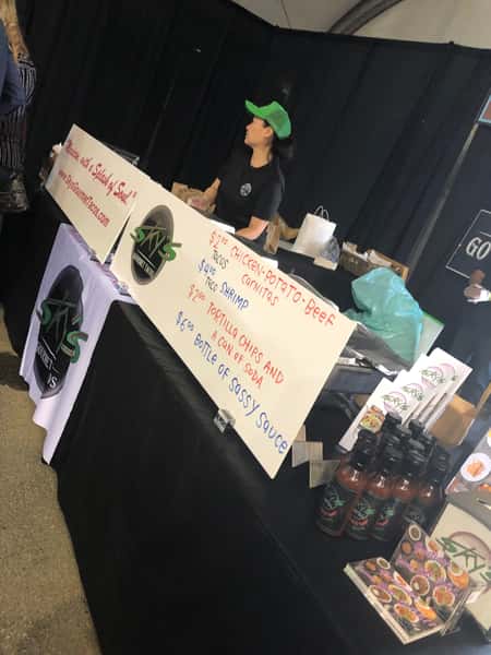 morongo taco festival catering setup