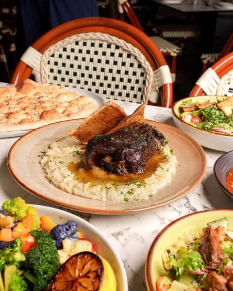 braised steak entree