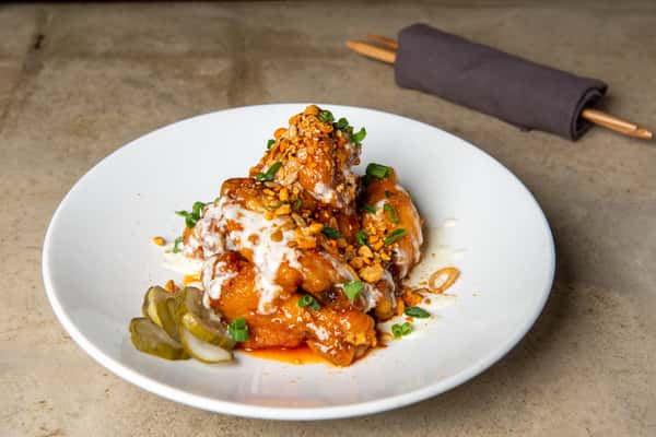 Wild Chow Wings (Tangy Korean Gochujang Sauce)