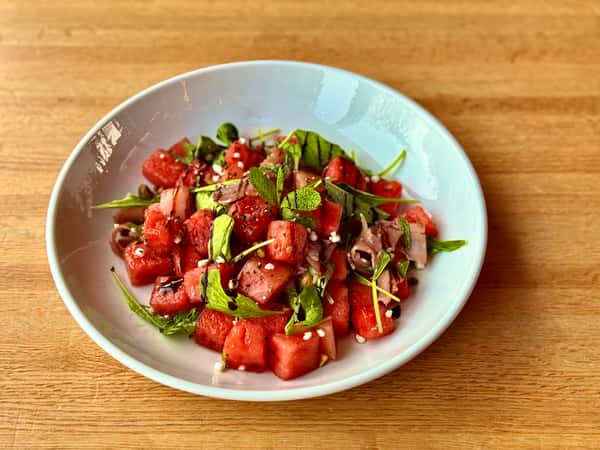 Watermelon & Prosciutto Salad