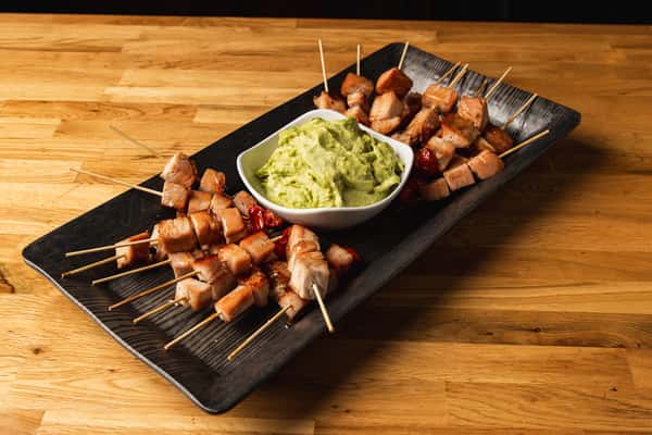 Chipotle Honey Smoked Turkey Skewers
