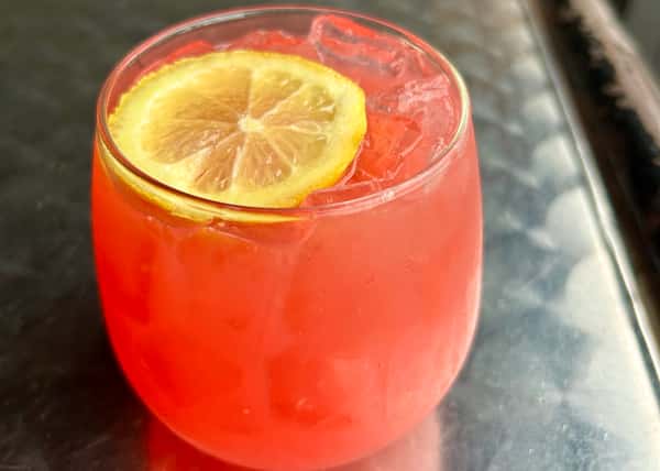 Yuzu & Sake Raspberry Lemonade