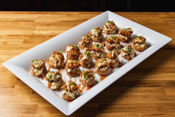 Hot Honey Waffle Bites