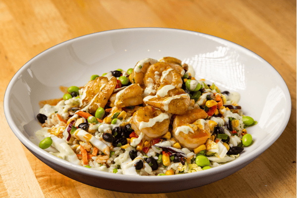 Grilled Shrimp Burrito Bowl