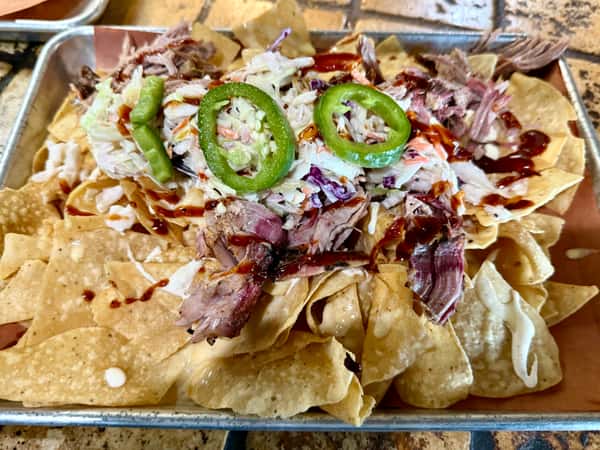 BBQ Pork Nachos