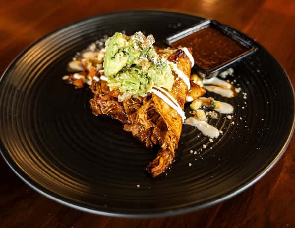CHICKEN BIRRIA TACOS