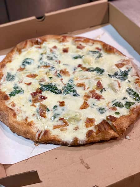 Creamy Spinach, Artichokes, Bacon