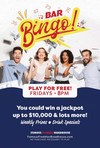 Bar Bingo Fridays at Freddies