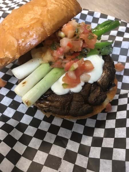 Vegetarian Portobello Burger